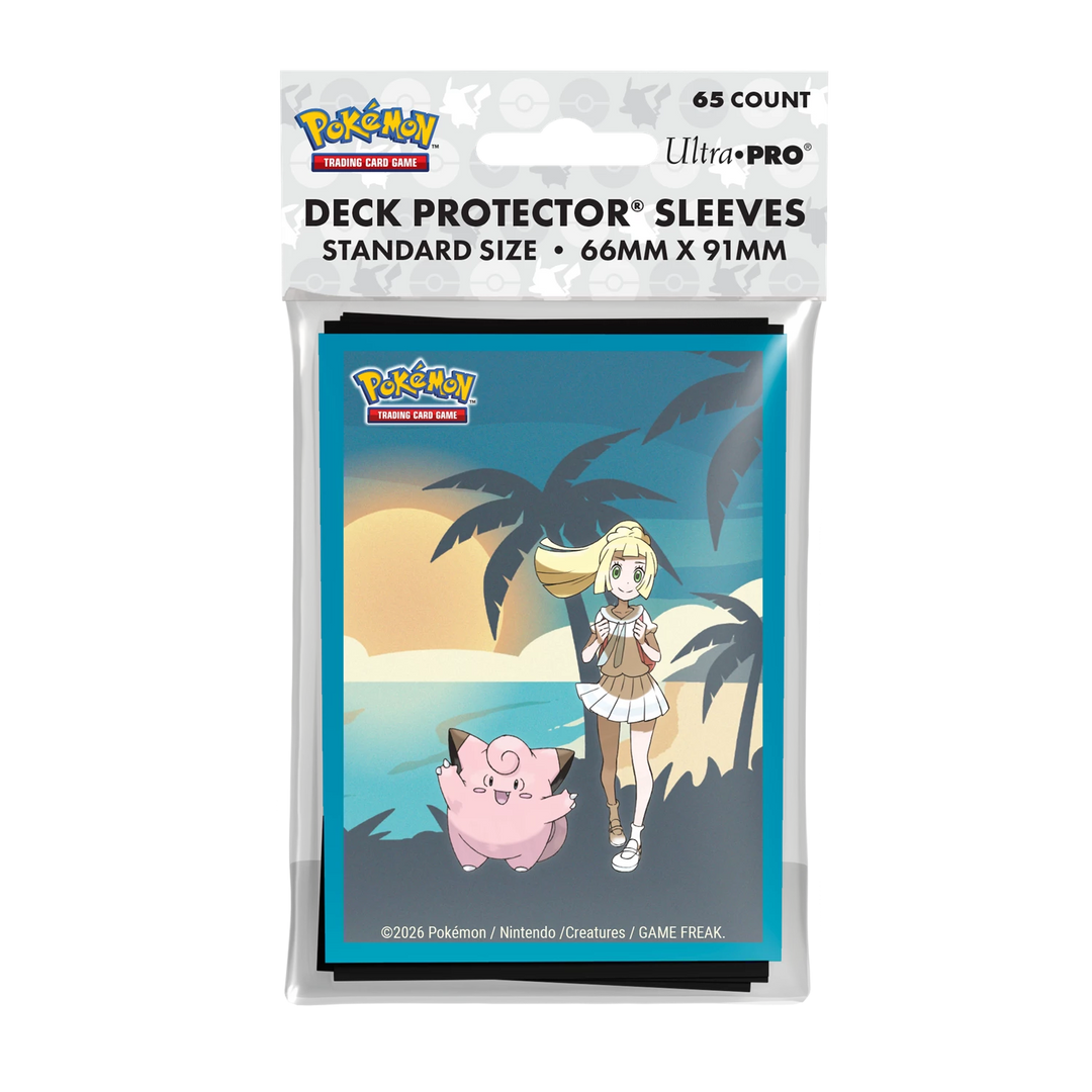 Art Sleeves:Pokémon TCG - Outer - Lillie and Clefairy - Deck Protector Sleeves