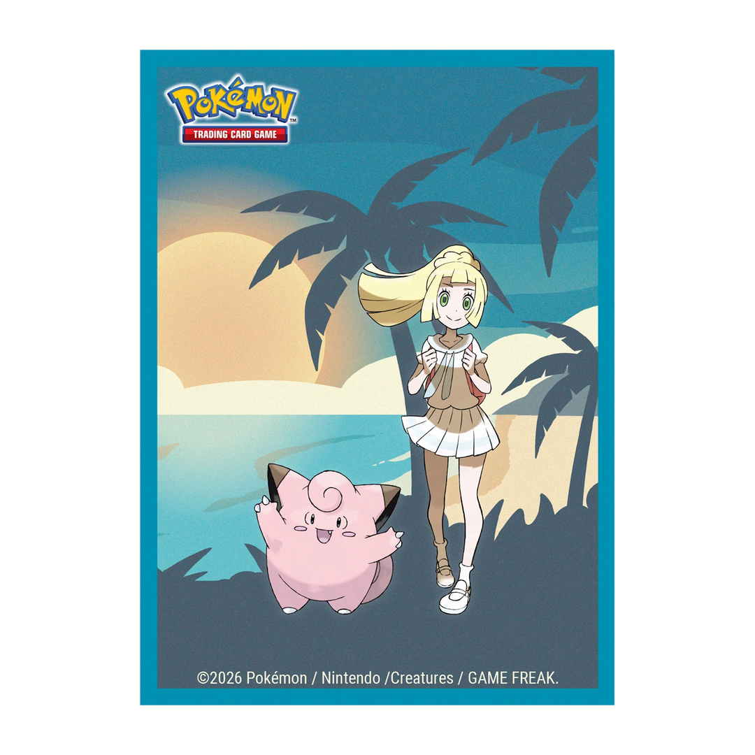 Art Sleeves:Pokémon TCG - Outer - Lillie and Clefairy - Deck Protector Sleeves