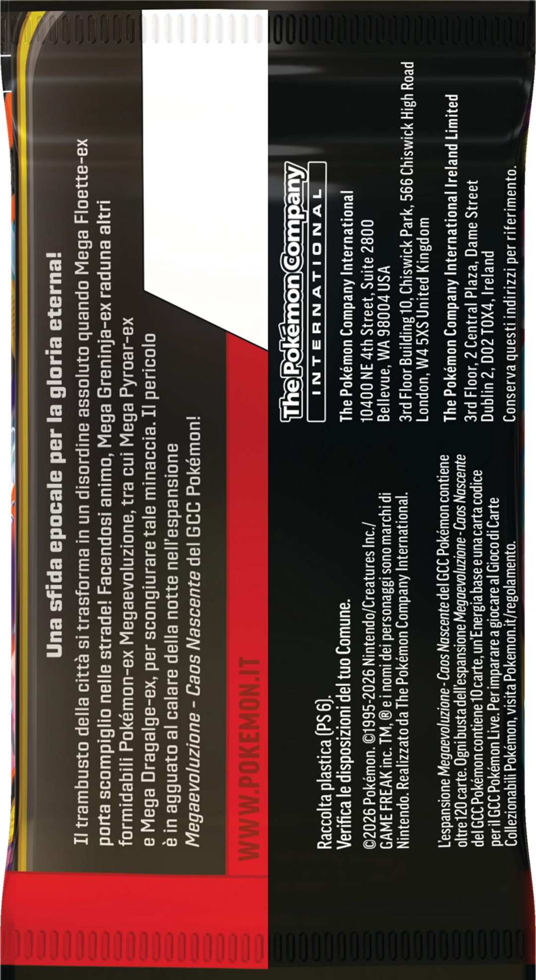 Pokémon TCG: Megaevoluzione - Caos Nascente - Booster (IT)