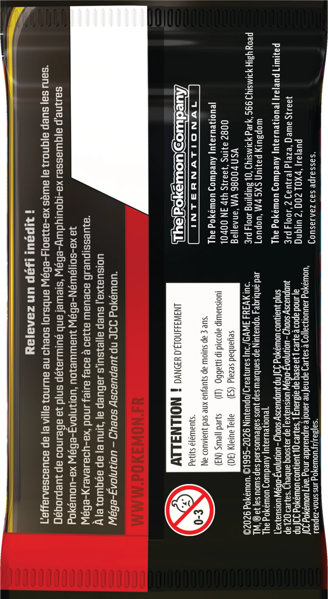 Pokémon TCG: Mega Evolution - Chaos Ascendant - Booster (FR)