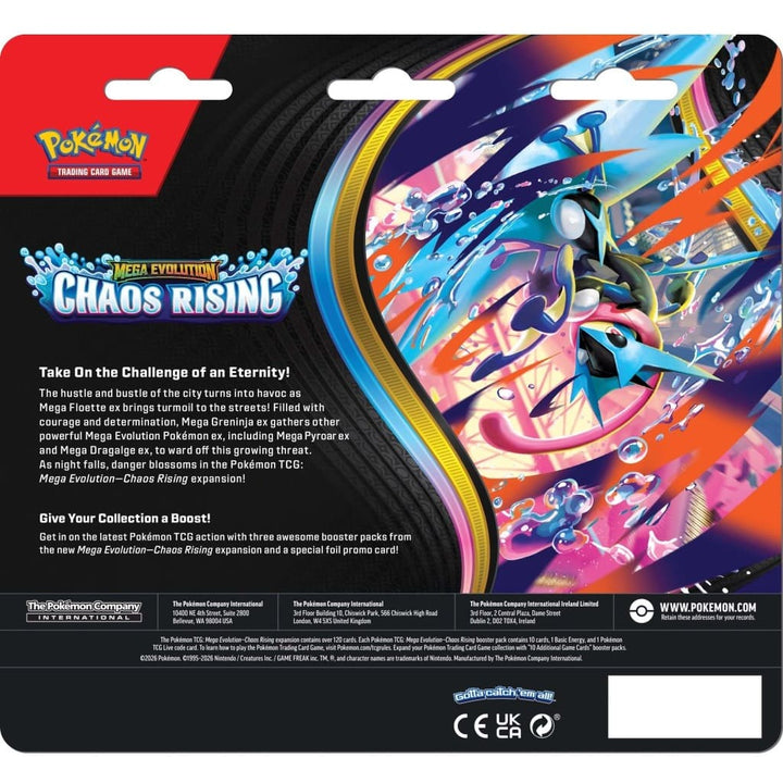 Pokémon TCG: Mega Evolution - Chaos Rising - Booster Blister Pack (EN)