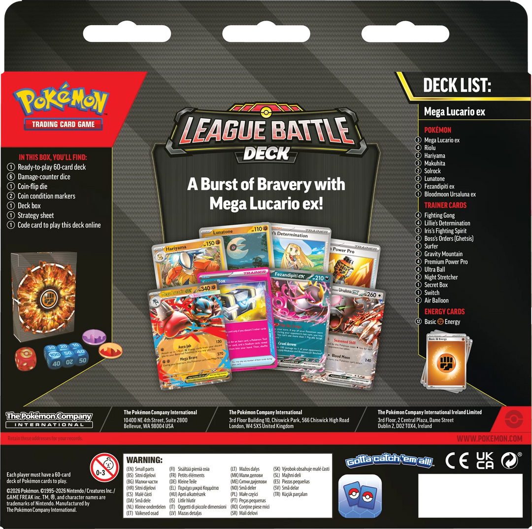 Pokémon TCG: League Battle Deck - Mega Lucario-ex  (EN)