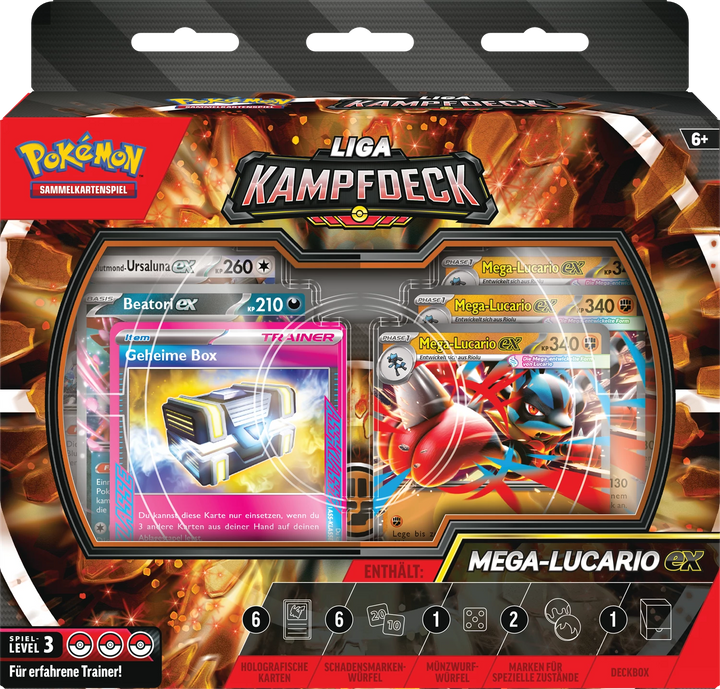 Pokémon TCG: Liga Kampfdeck - Mega Lucario-ex (DE)