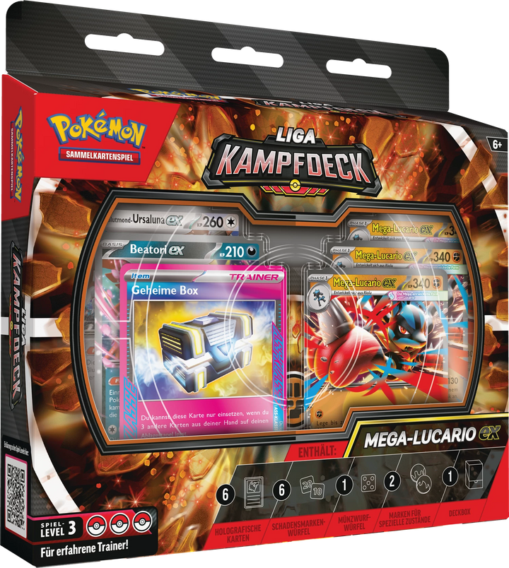 Pokémon TCG: Liga Kampfdeck - Mega Lucario-ex (DE)