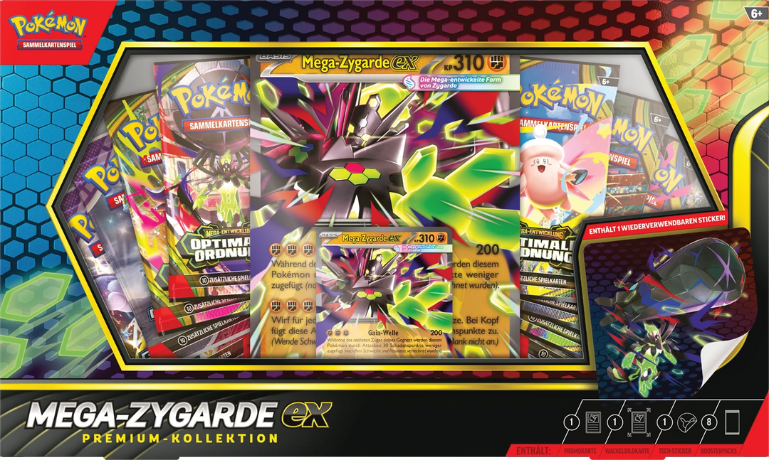 Pokémon TCG: Mega-Entwicklung - Optimale Ordnung - Mega Zygarde ex - Premium Collection (DE)
