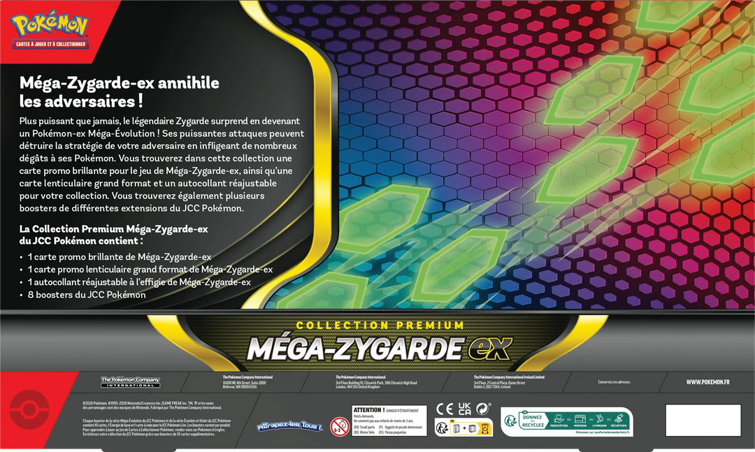 Pokémon TCG: Méga-Évolution – Équilibre Parfait - Méga-Zygarde - ex Collection Premium (FR)