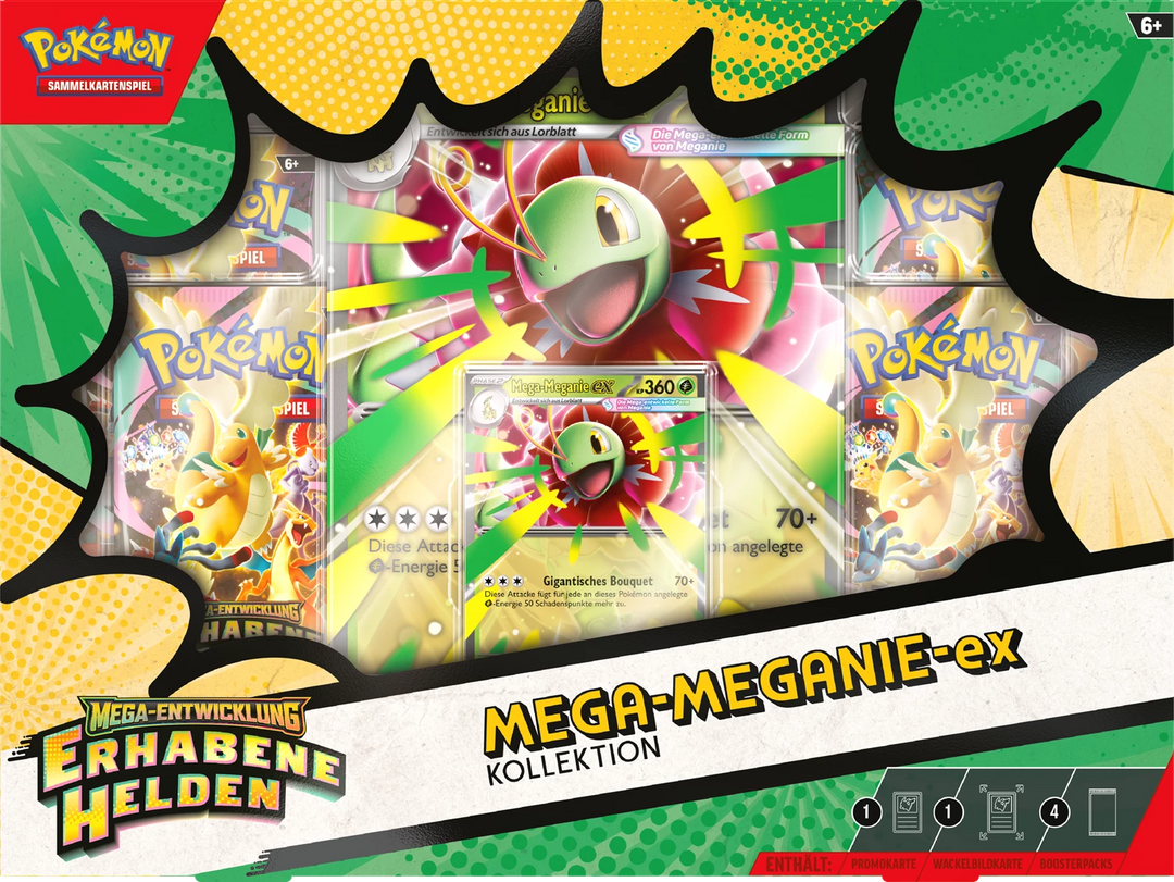 Pokémon TCG: Mega-Entwicklung - Erhabene Helden - Mega Meganie - ex Box (DE)