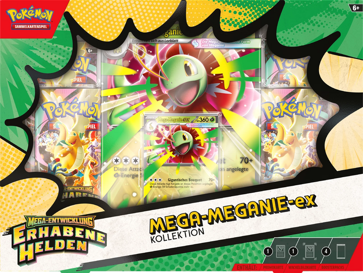 Pokémon TCG: Mega-Entwicklung - Erhabene Helden - Mega Meganie - ex Box (DE)
