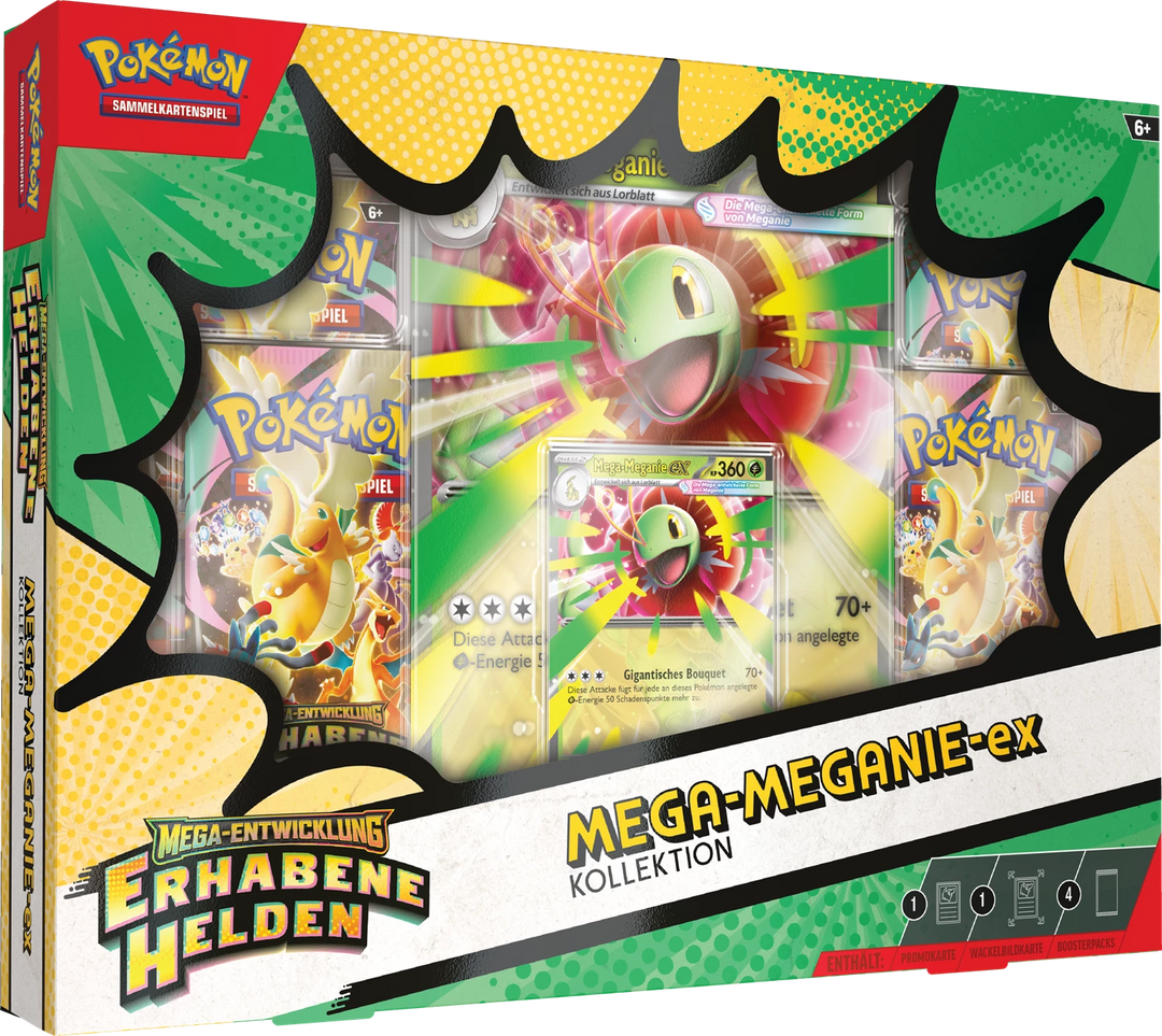 Pokémon TCG: Mega-Entwicklung - Erhabene Helden - Mega Meganie - ex Box (DE)
