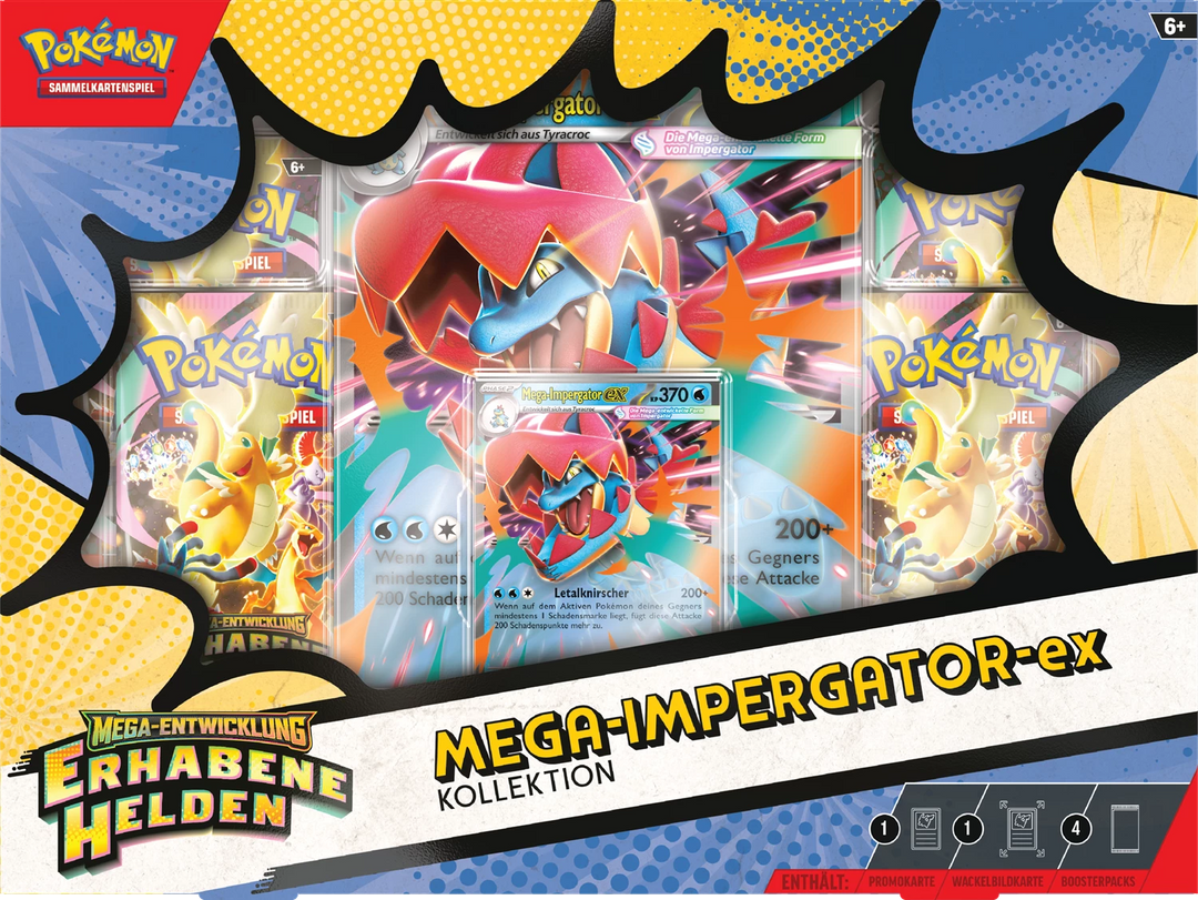 Pokémon TCG: Mega-Entwicklung - Erhabene Helden - Mega Meganie - ex Box (DE)