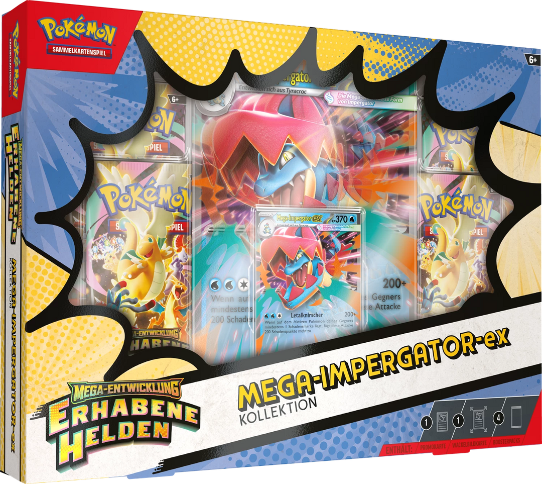 Pokémon TCG: Mega-Entwicklung - Erhabene Helden - Mega Meganie - ex Box (DE)