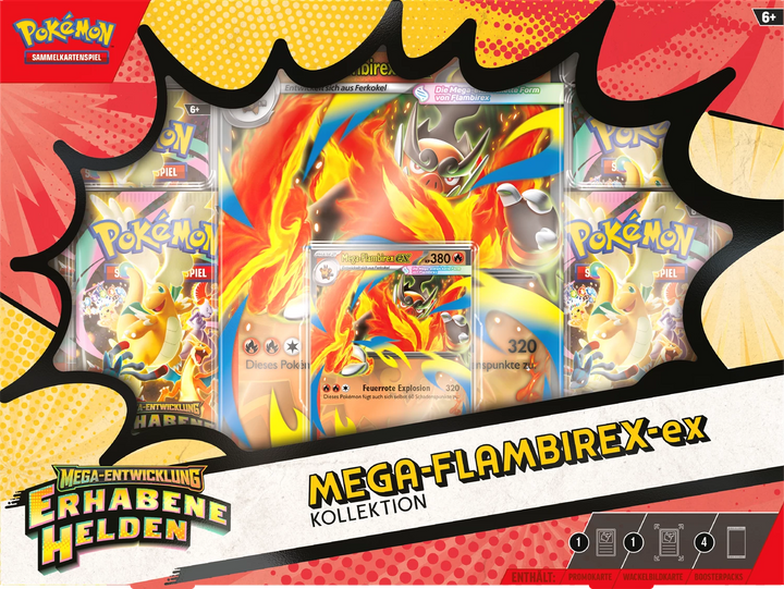 Pokémon TCG: Mega-Entwicklung - Erhabene Helden - Mega Meganie - ex Box (DE)