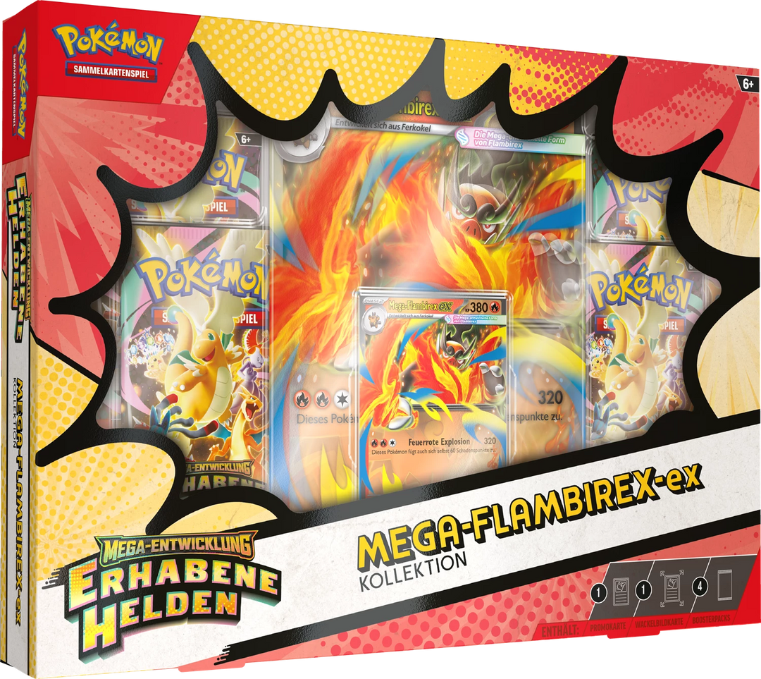 Pokémon TCG: Mega-Entwicklung - Erhabene Helden - Mega Meganie - ex Box (DE)