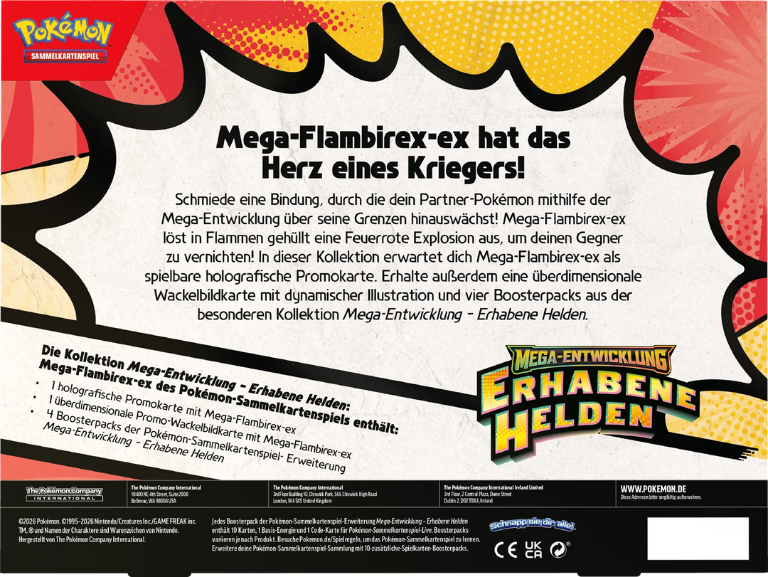 Pokémon TCG: Mega-Entwicklung - Erhabene Helden - Mega Meganie - ex Box (DE)
