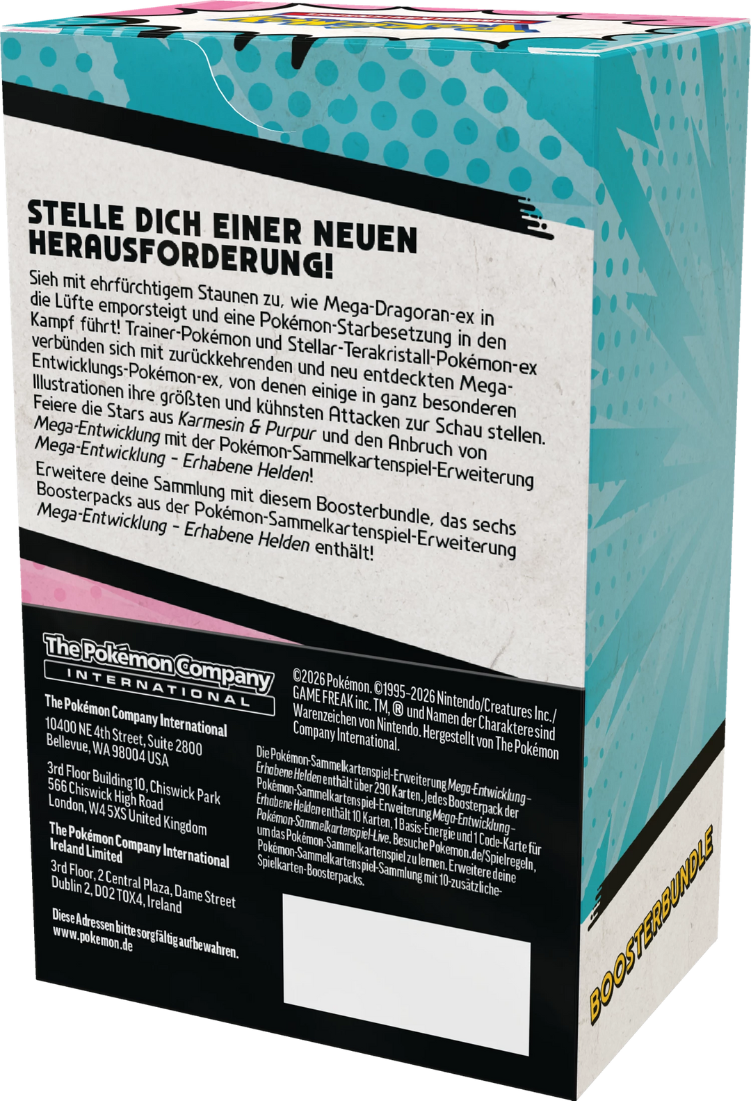 Pokémon TCG: Mega-Entwicklung - Erhabene Helden - Booster Bundle (6 Booster) (DE)