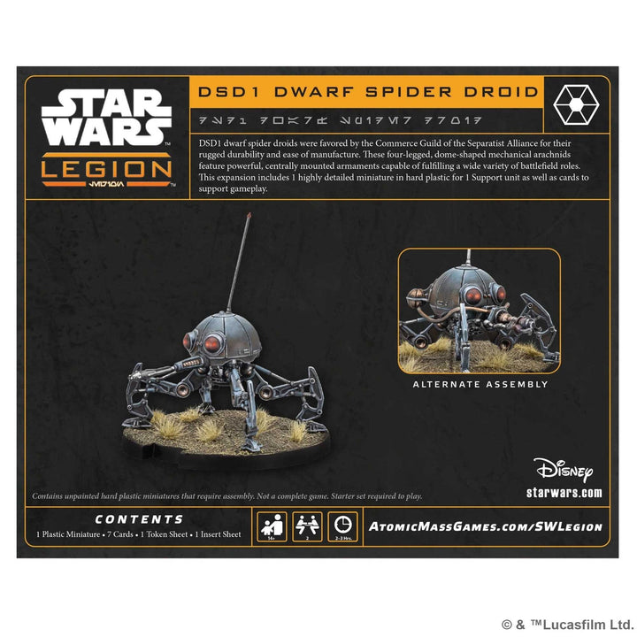 Star Wars: Legion – DSD1 Dwarf Spider Droid (EN/DE/ES/FR)