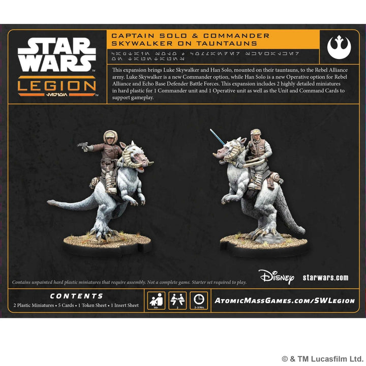 Star Wars: Legion - Captain Solo & Commander Skywalker on Tauntauns (EN/DE/ES/FR)