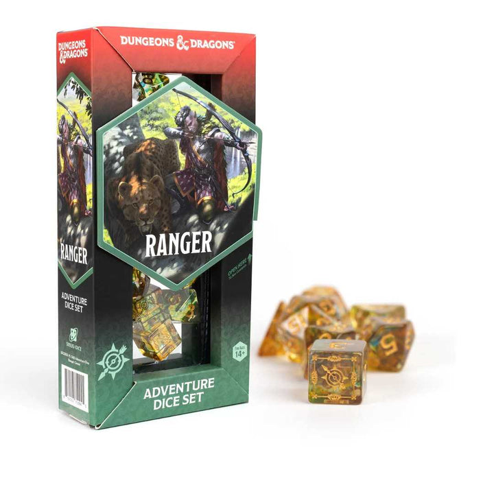 Adventure Dice Set: Dungeons & Dragons - Ranger (Gold)