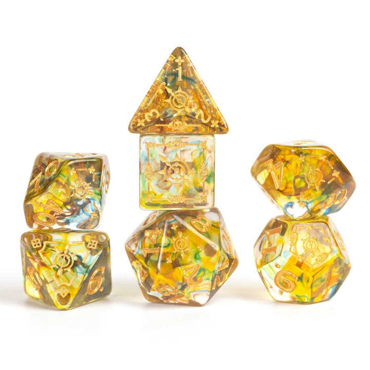Adventure Dice Set: Dungeons & Dragons - Ranger (Gold)
