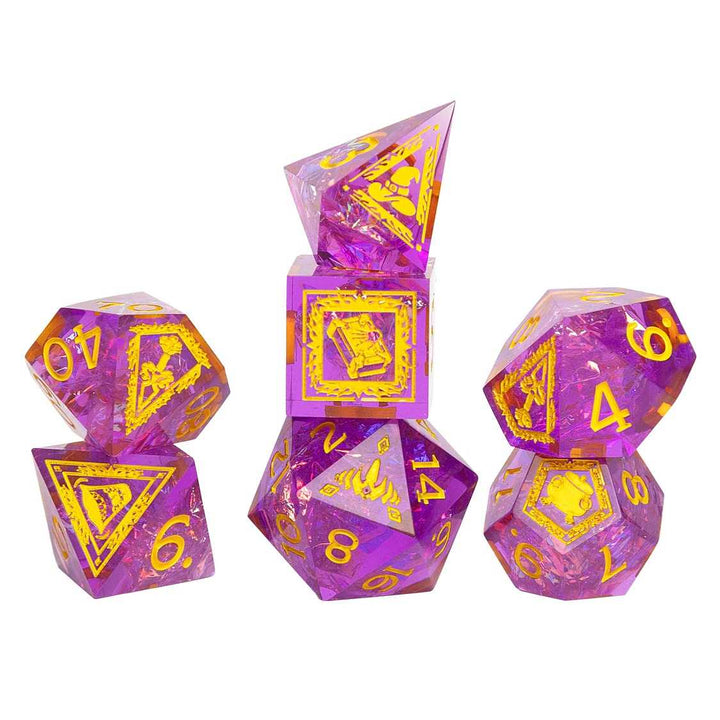 Adventure Dice Set: Dungeons & Dragons - Tasha the Witch Queen – Sharp-Edged Dice Set