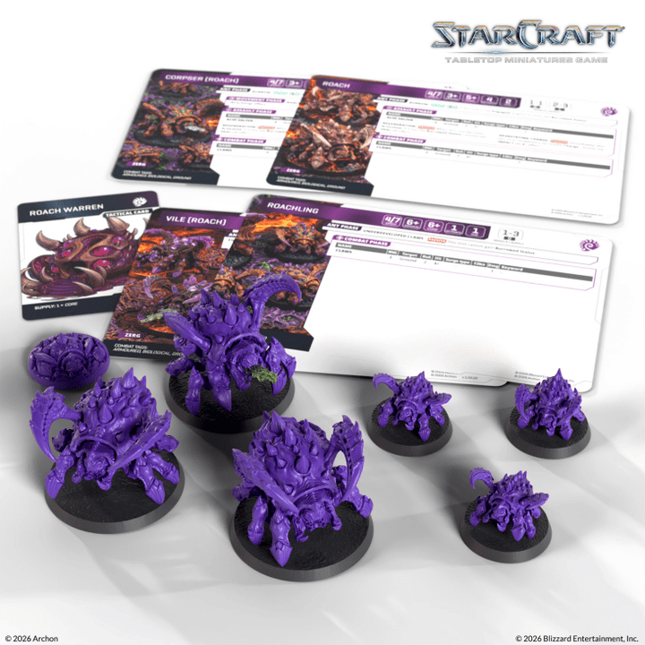 Starcraft: Miniatures Game - Zerg - Roach (EN)