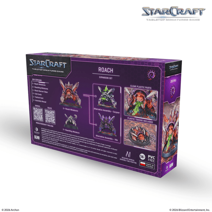 Starcraft: Miniatures Game - Zerg - Roach (EN)