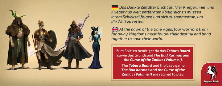 Teburu: The Bad Karmas and the Curse of Cthulhu - The Dark Ages Heroes (DE/EN)