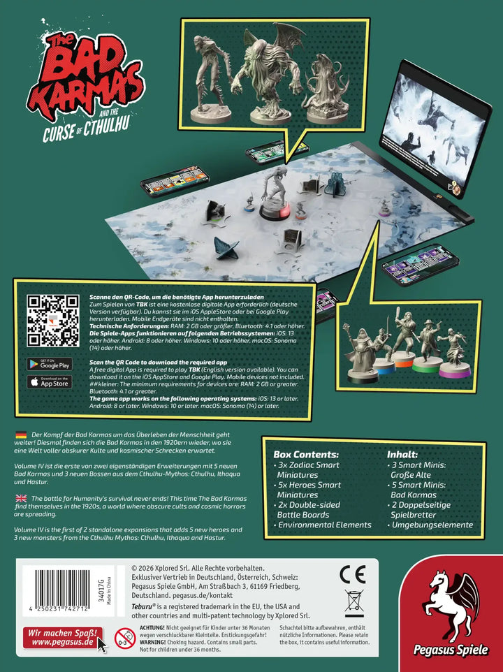 Teburu: The Bad Karmas and the Curse of Cthulhu - Volume 4 (DE/EN)