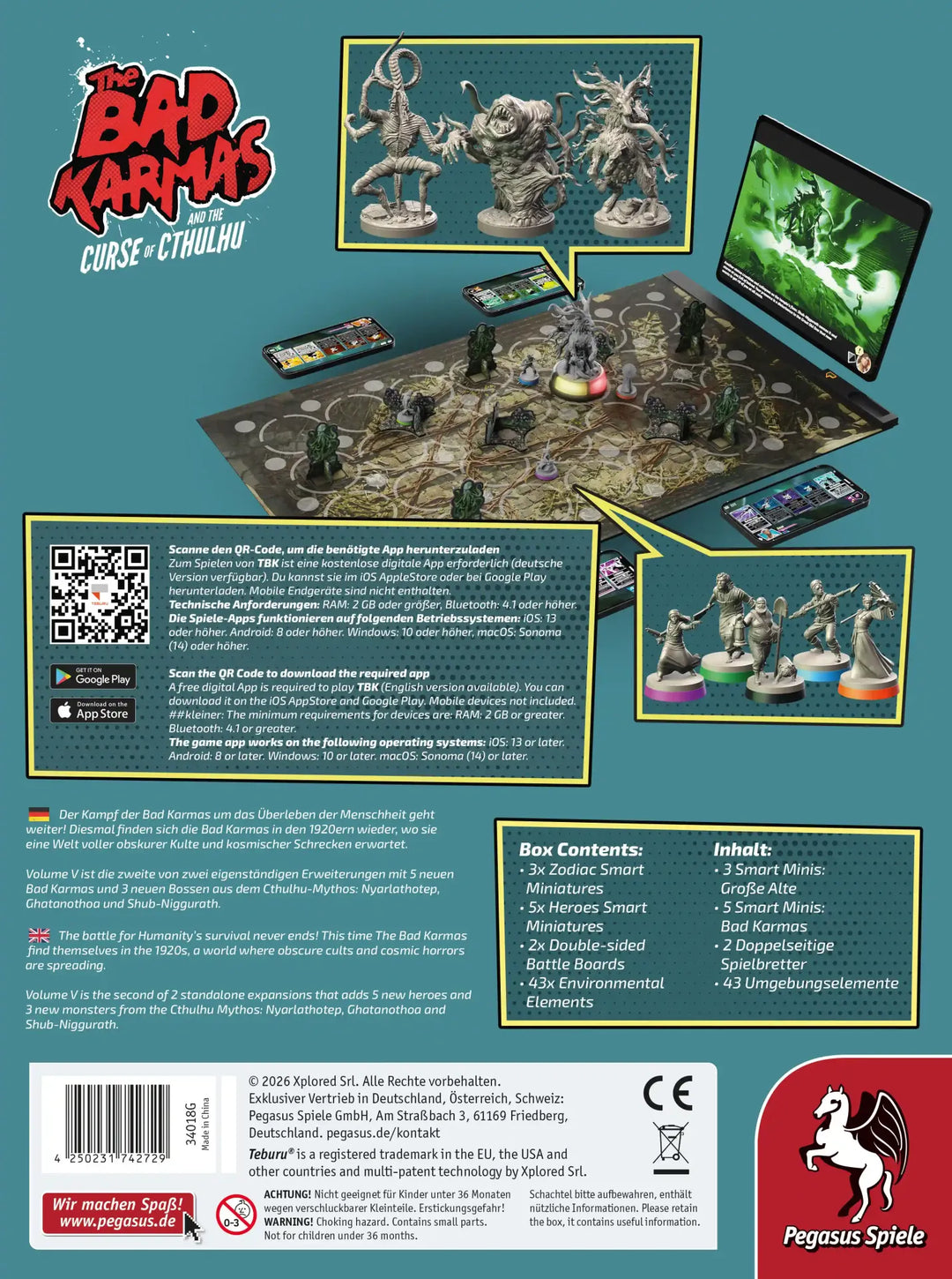 Teburu: The Bad Karmas and the Curse of Cthulhu - Volume 5 (DE/EN)