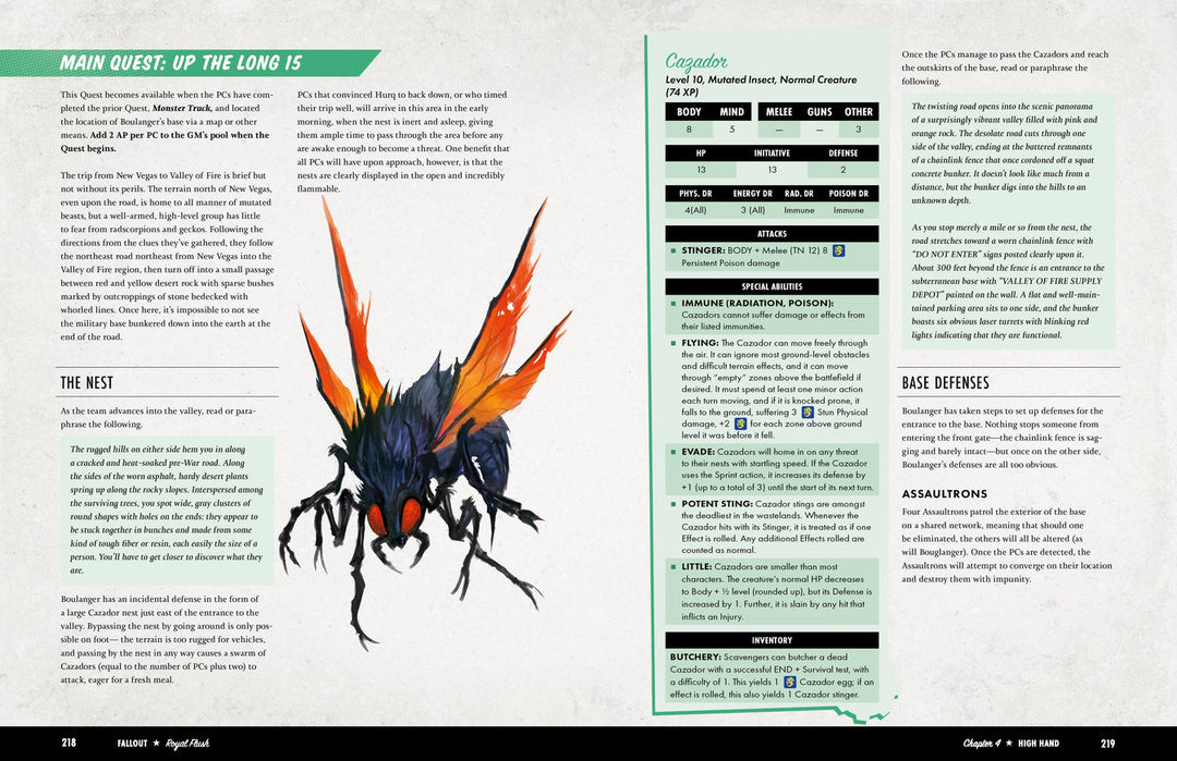 Fallout RPG: Royal Flush - Quest Book (EN)