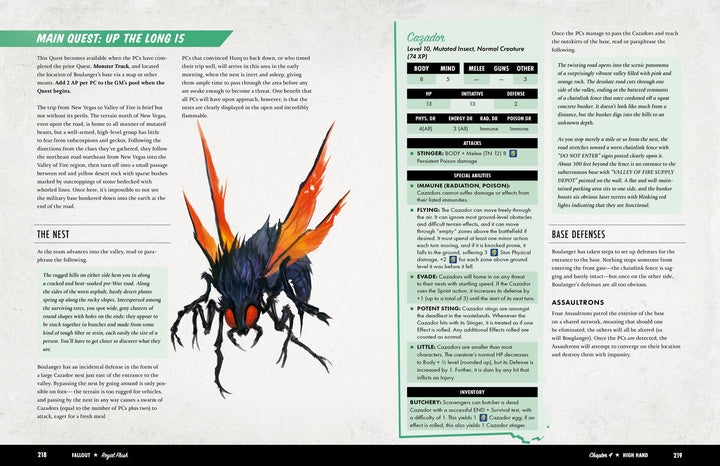 Fallout RPG: Royal Flush - Quest Book (EN)