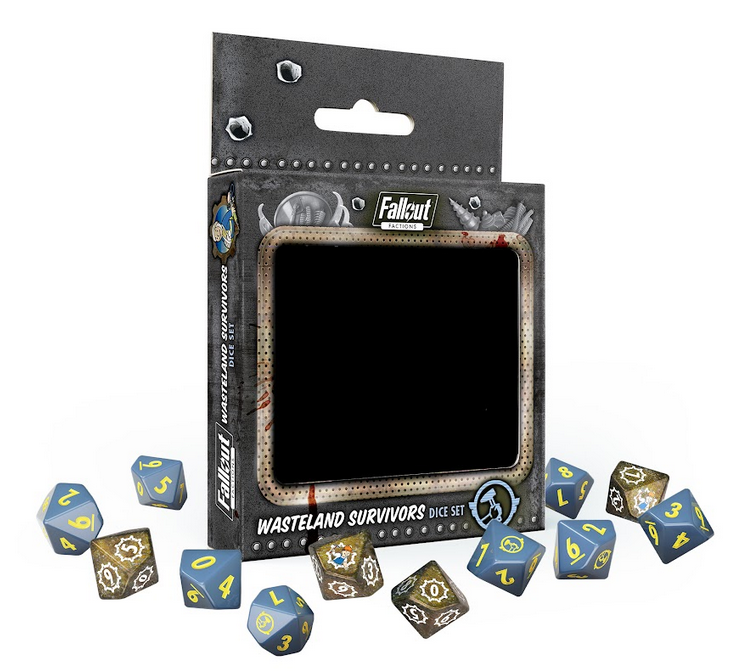 Fallout RPG: Factions - Dice Set - Wasteland Survivors