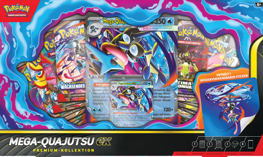 Pokémon TCG: Mega-Quajutsu - Premium ex Collection (DE)