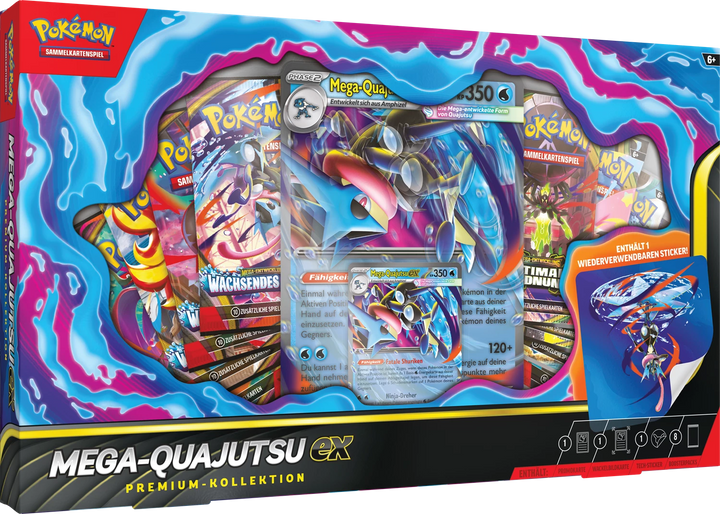 Pokémon TCG: Mega-Quajutsu - Premium ex Collection (DE)