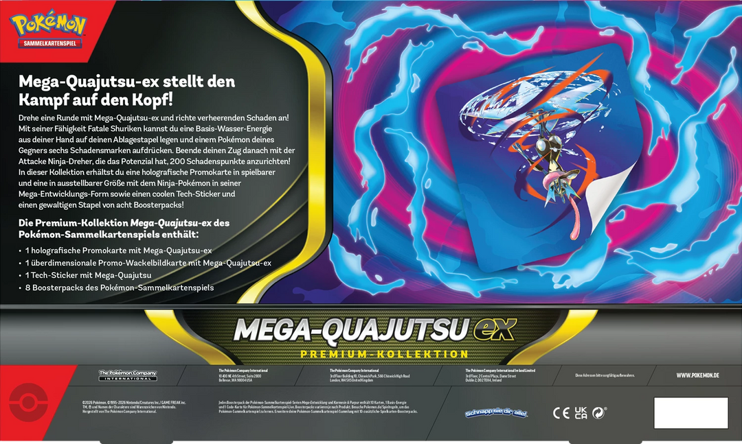 Pokémon TCG: Mega-Quajutsu - Premium ex Collection (DE)