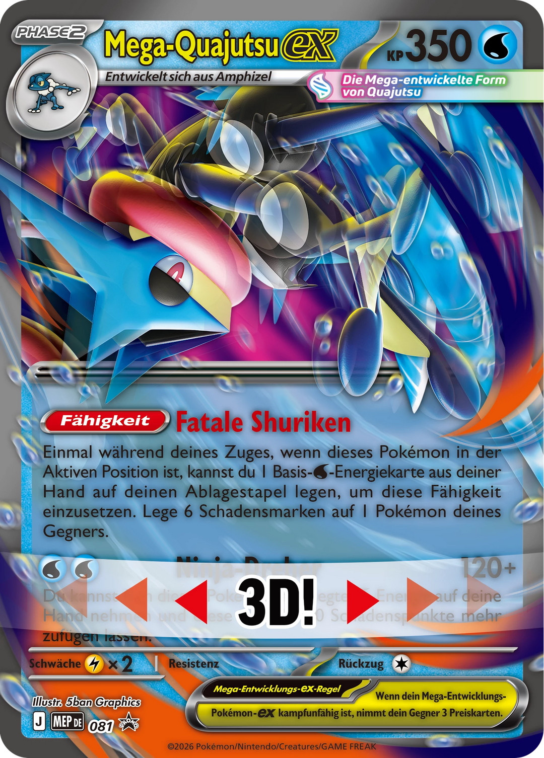 Pokémon TCG: Mega-Quajutsu - Premium ex Collection (DE)