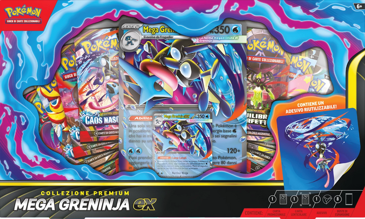 Pokémon TCG: Mega Greninja - Premium ex Collection (IT)