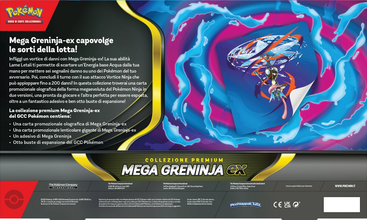 Pokémon TCG: Mega Greninja - Premium ex Collection (IT)