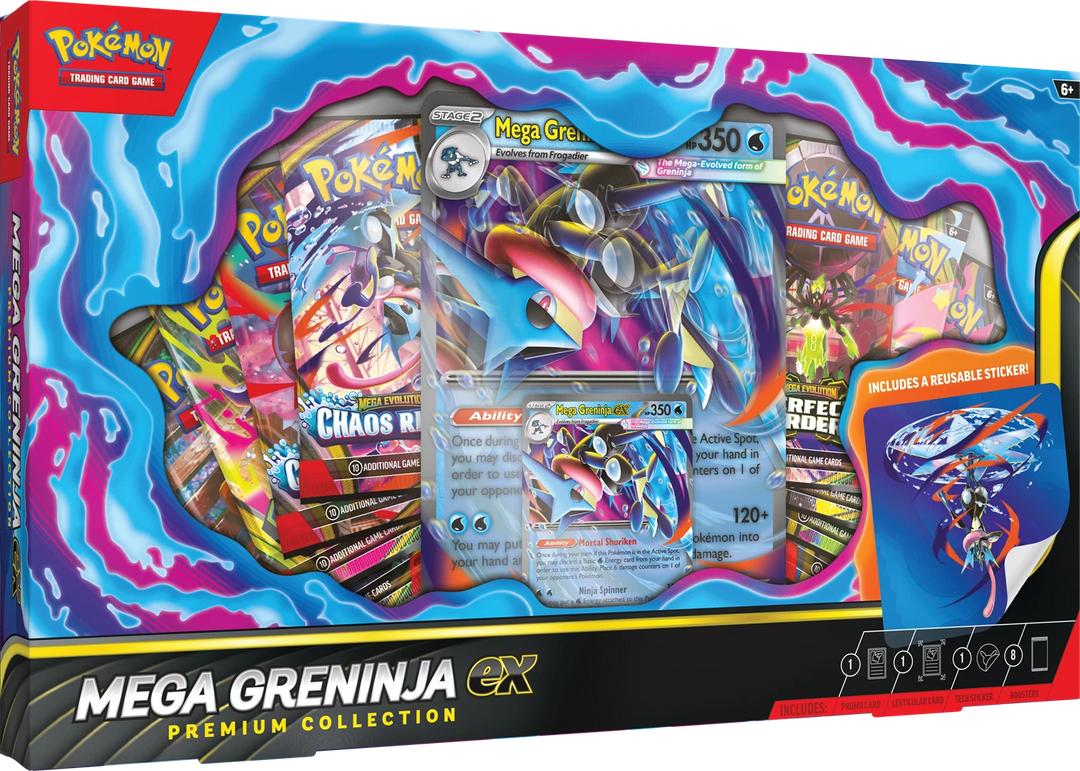 Pokémon TCG: Mega Greninja - Premium ex Collection (EN)