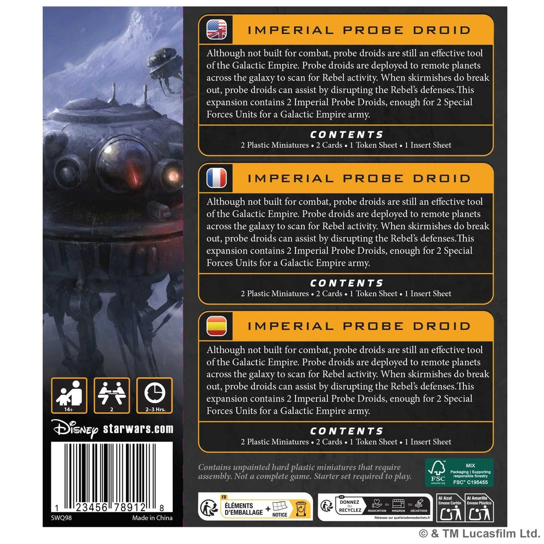 Star Wars: Legion - Imperial Probe Droid (EN/DE/ES/FR)