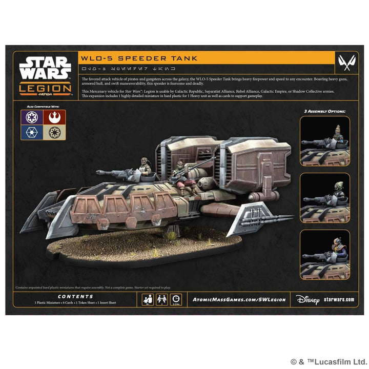 Star Wars: Legion - WLO-5 Speeder Tank (EN/DE/ES/FR)