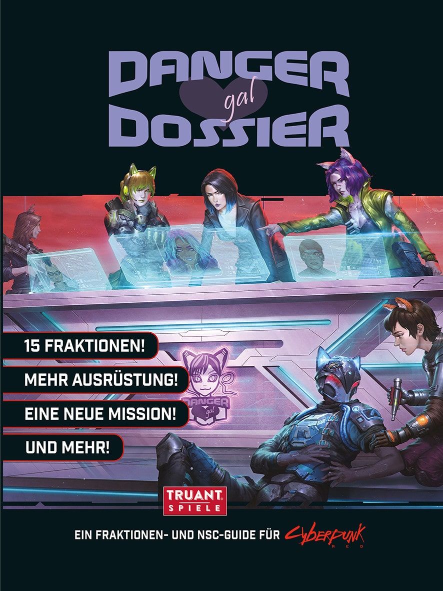 Cyberpunk RED RPG: Danger Gal Dossier (DE)