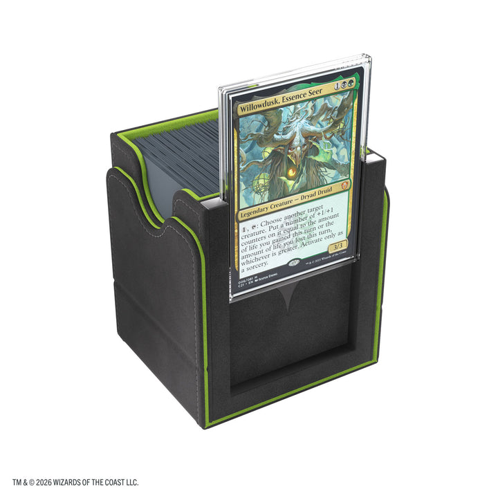 Deck Box: Squire 100+ XL - Magic The Gathering - Secrets of Strixhaven - Black / Green