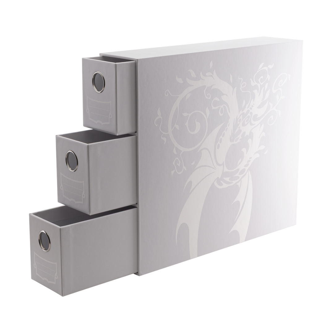 Card Drawers: Dragon Shield - Fortress - 3XL - Card Drawers - Vertical - White
