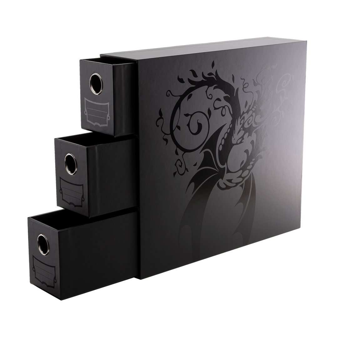 Card Drawers: Dragon Shield - Fortress - 3XL - Card Drawers - Vertical - Black