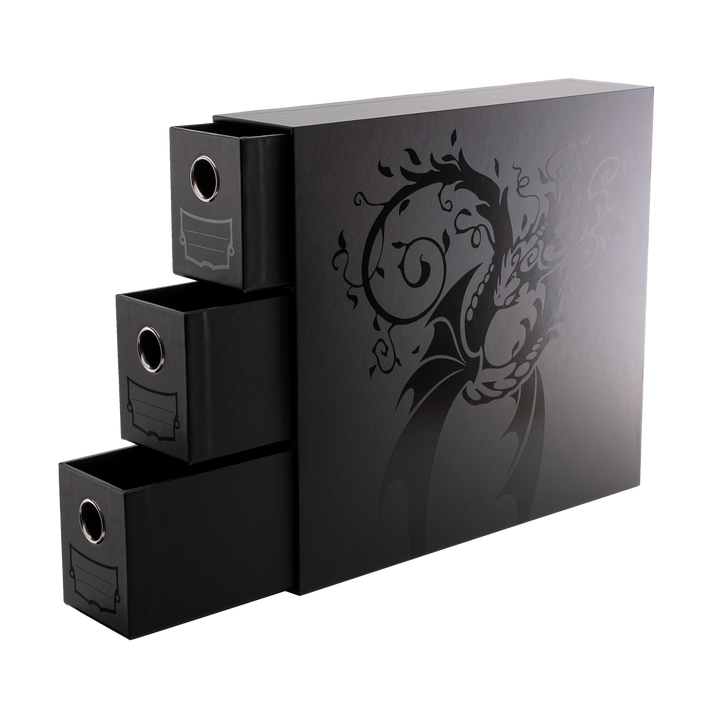 Card Drawers: Dragon Shield - Fortress - 3XL - Card Drawers - Vertical - Black