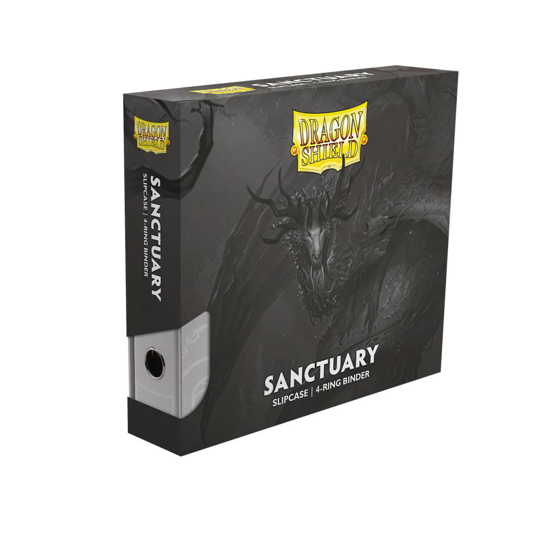Binder: Dragon Shield - Sanctuary - Slipcase 4-Ring Binder - White