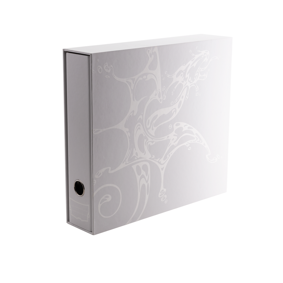 Binder: Dragon Shield - Sanctuary - Slipcase 4-Ring Binder - White