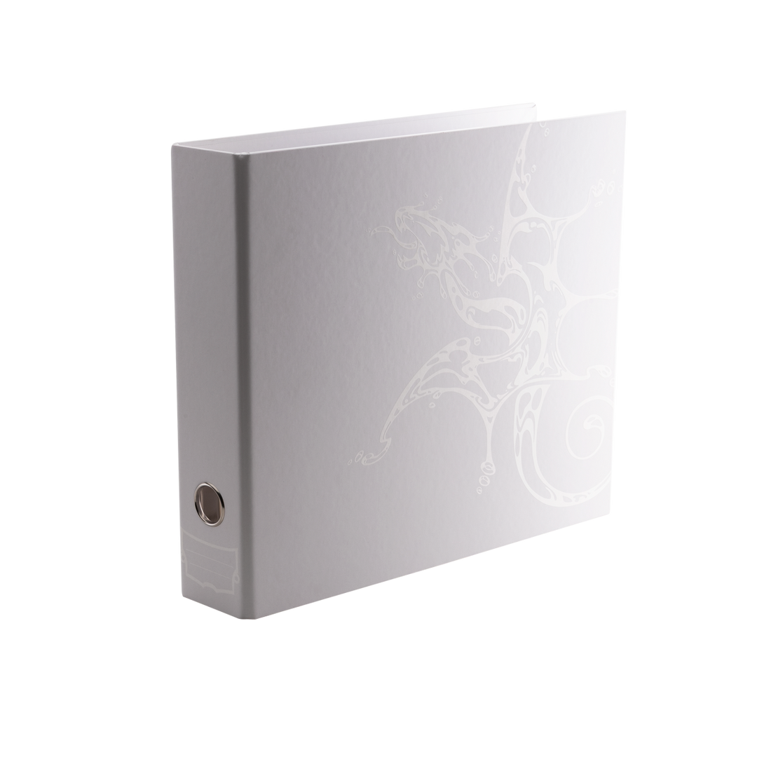 Binder: Dragon Shield - Sanctuary - Slipcase 4-Ring Binder - White