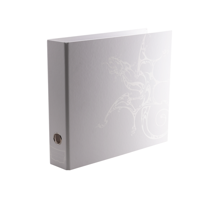 Binder: Dragon Shield - Sanctuary - Slipcase 4-Ring Binder - White